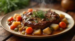 round steak crock pot recipe